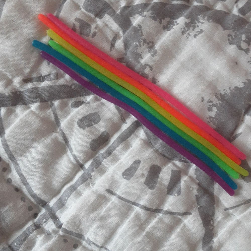 Multiple colored thin Monkey Noodles